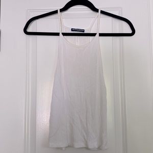 Brandy Melville white halter tank top